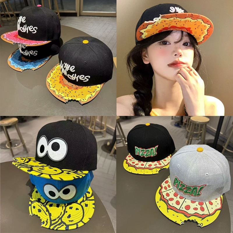 หมวกเกาหลีสําหรับผู้ชายผู้หญิง Hip Hop vintage snapback หมวกกลางแจ้งกีฬา sun visor หมวกเบสบอล