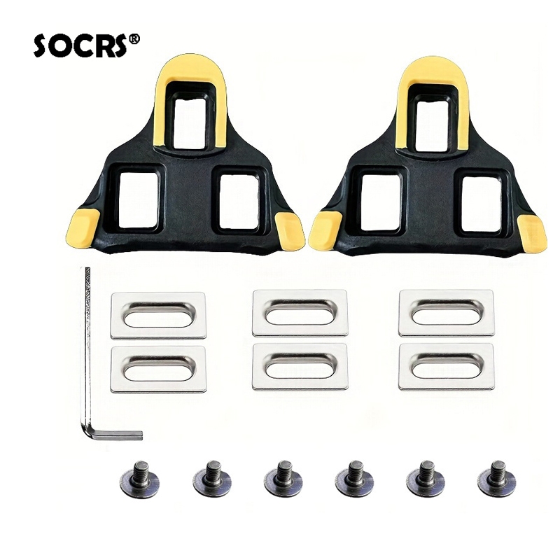 SOCRS SPD/Look/KEO แผนที่จักรยาน MTB Cleats self-locking อุปกรณ์เสริมสำหรับการขี่จักรยาน