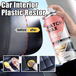 300ml Car interior watch wax spray Shiny Car Coating Spray Upholstery Interior Maintenance Spray