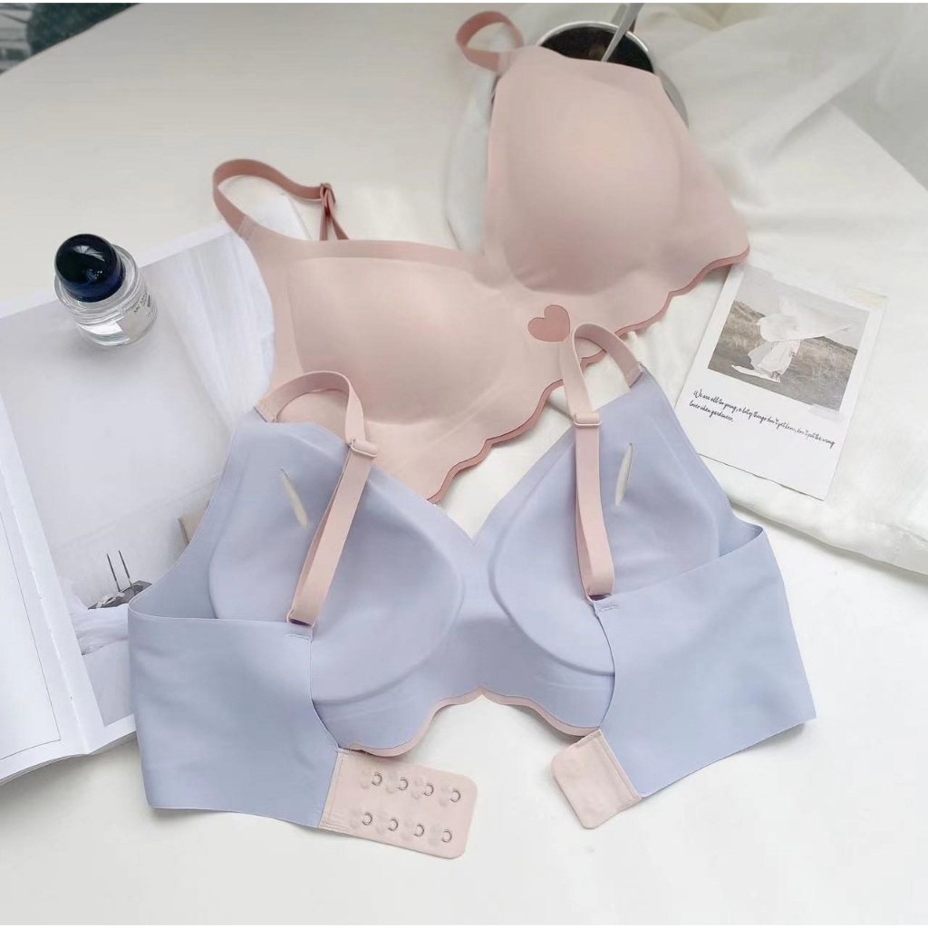 สินค้ามีพร้อมส่ง🌸บรากระชับไร้รอยบุ๋ม สไตล์กีฬา ไม่มีโครง รวบรวมเนื้อข้าง แบบบาง ดีไซน์หลังสวย - รูปที่ 5