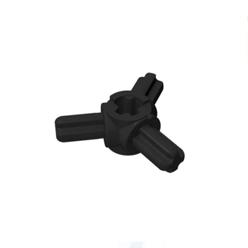 10pcs 57585 เพลา Connector Hub 3 เพลาอิฐคอลเลกชันจํานวนมาก Modular GBC ของเล่นสําหรับเทคนิค MOC DIY Building Block ใช้งานร่วมกับ
