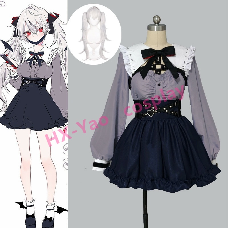【HX-YAO】Nijisanji VTuber cosplay Anime costume Kuzuha sexual transformation sanya เครื่องแต่งกายคอสเ