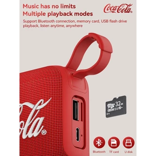Coca-Cola T21 ลําโพงบลูทูธกลางแจ้ง เสียงเซอร์ราวด์ 360 องศา | กะทัดรัดและพกพา