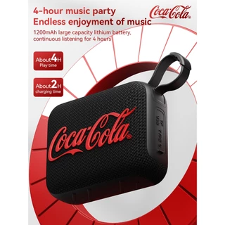 Coca-Cola T21 ลําโพงบลูทูธกลางแจ้ง เสียงเซอร์ราวด์ 360 องศา | กะทัดรัดและพกพา