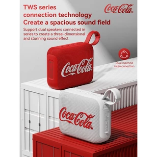 Coca-Cola T21 ลําโพงบลูทูธกลางแจ้ง เสียงเซอร์ราวด์ 360 องศา | กะทัดรัดและพกพา