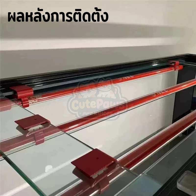 คลิปหนีบหลอดไฟ Led บนคานตู้ปลา ผู้ถือไฟท่อน้ําท่อเมาคงที่คลิปท่อปลาหนีบใต้น้ําอุปกรณ์ปลา - รูปที่ 7
