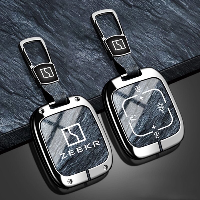 2024 เคสกุญแจรีโมทรถยนต์ 4 ปุ่ม สําหรับ ZEEKR 001/009/007/X เคสกุญแจรถzeekr