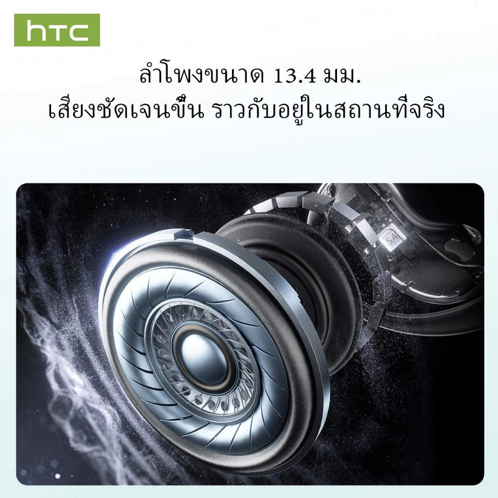 หูฟังแปลภาษา AI HTC NE19 บลูทูธ 6.0 รองรับ 135 ภาษา thumbnail 6