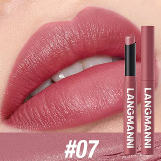 12 สี Matte ลิปสติกดินสอกันน้ําติดทนนาน Non-Stick Cup Lip Stain Tint เครื่องสําอาง Nude ลิปสติกปากกาแต่งหน้า