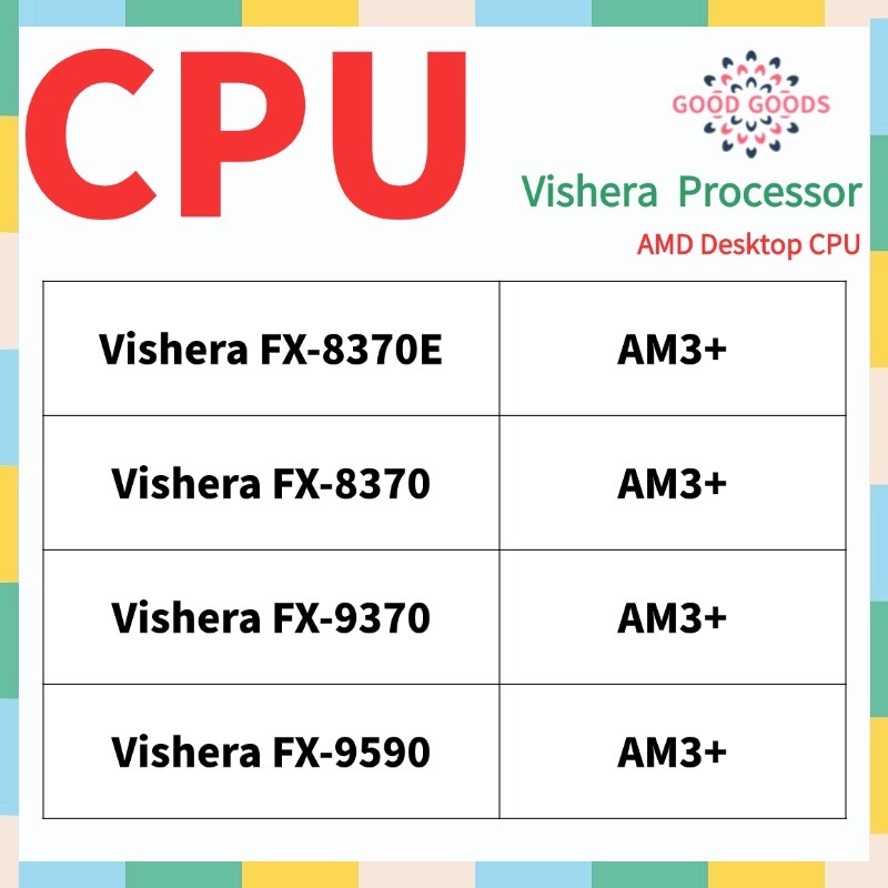 FX-8370E FX-8370 FX-9370 FX-9590 AMD Vishera โปรเซสเซอร์เดสก์ท็อป CPU AM3+ Socket938