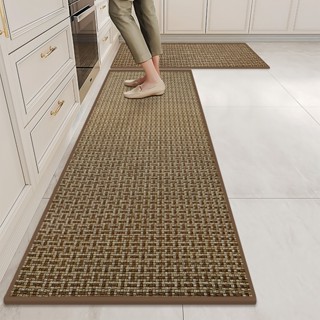 E MEIJIA พรมห้องครัว พรมเช็ดเท้ามินิมอล พรมกันลื่น ดูดซับน้ำ…