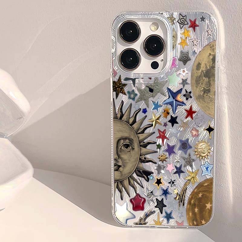 เคสโทรศัพท์สําหรับ iPhone 11 13 12 Pro Max 16 15 14 Pro Max iPhone 16e XR X XS 7 8 Plus Retro สไตล์ออกแบบพิมพ์ฝาครอบ