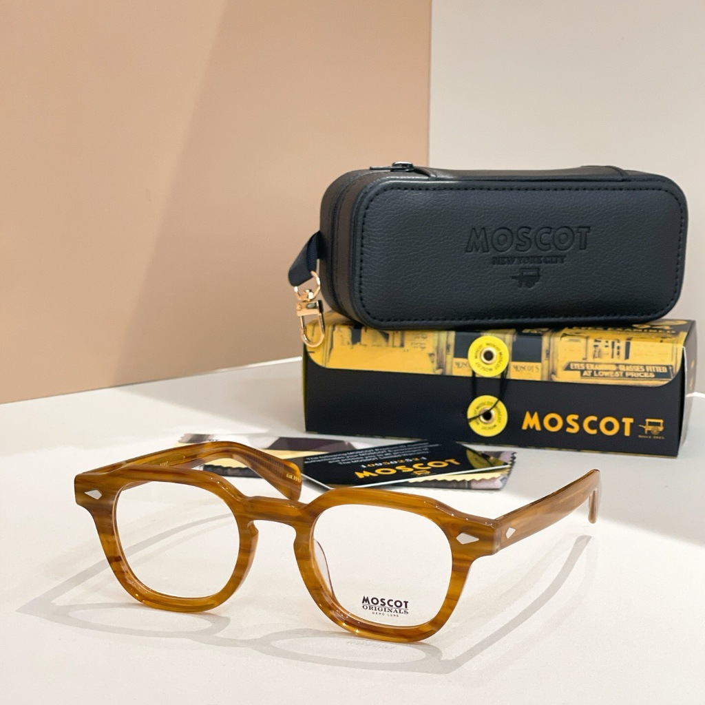 [คุณภาพสูง] แว่นตา MOSCOT DOLT Retro Round Cat Eye Square แว่นตาแฟชั่นกรอบออปติคอล Unisex