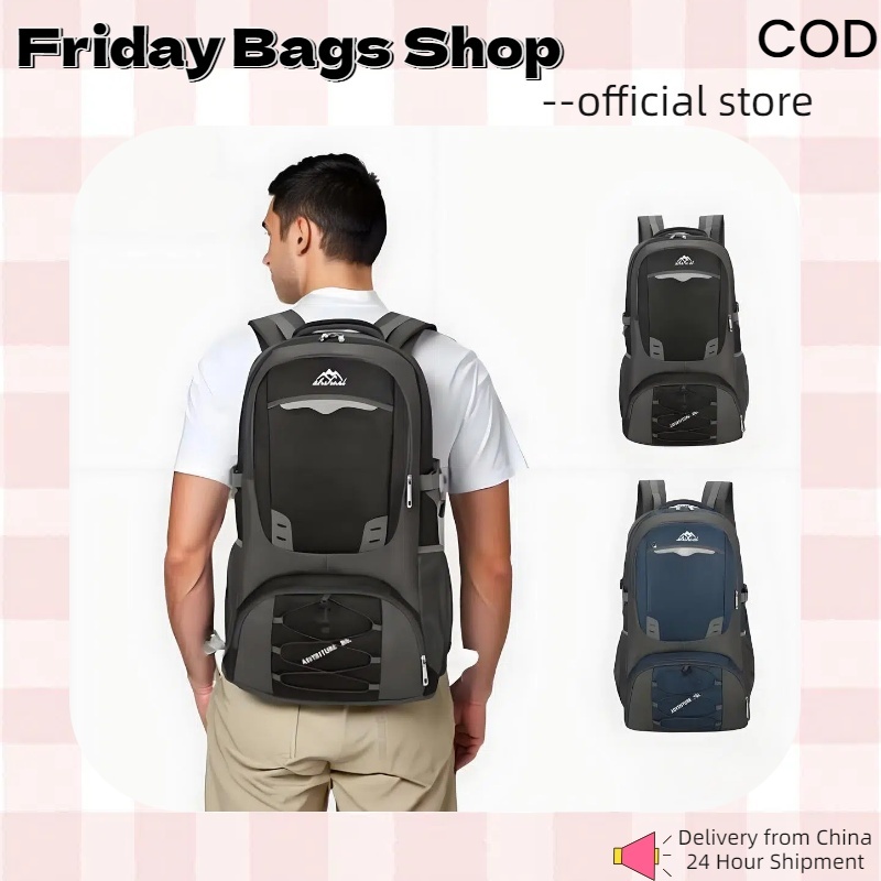 ✨พร้อมส่ง✨Traveler Backpack 40L / 60L / 85L / กระเป๋าเป้สะพายหลัง กระเป๋าเดินทางWaterproof Outdoor B