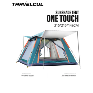 【สต็อกไทยพร้อมส่ง】TRAVELCUL เต็นท์อัตโนมัติสำหรับการตั้งแคมป์ 2/4/6/8Person เต็นท์กลางแจ้งแบบพกพาแบบพับได้ตั้งแคมป์ครอบครัว