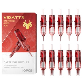 ตลับเข็มสัก TROYTATU, #10 มาตรฐานสารพัน10ชิ้น/กล่องทิ้งสักตล…