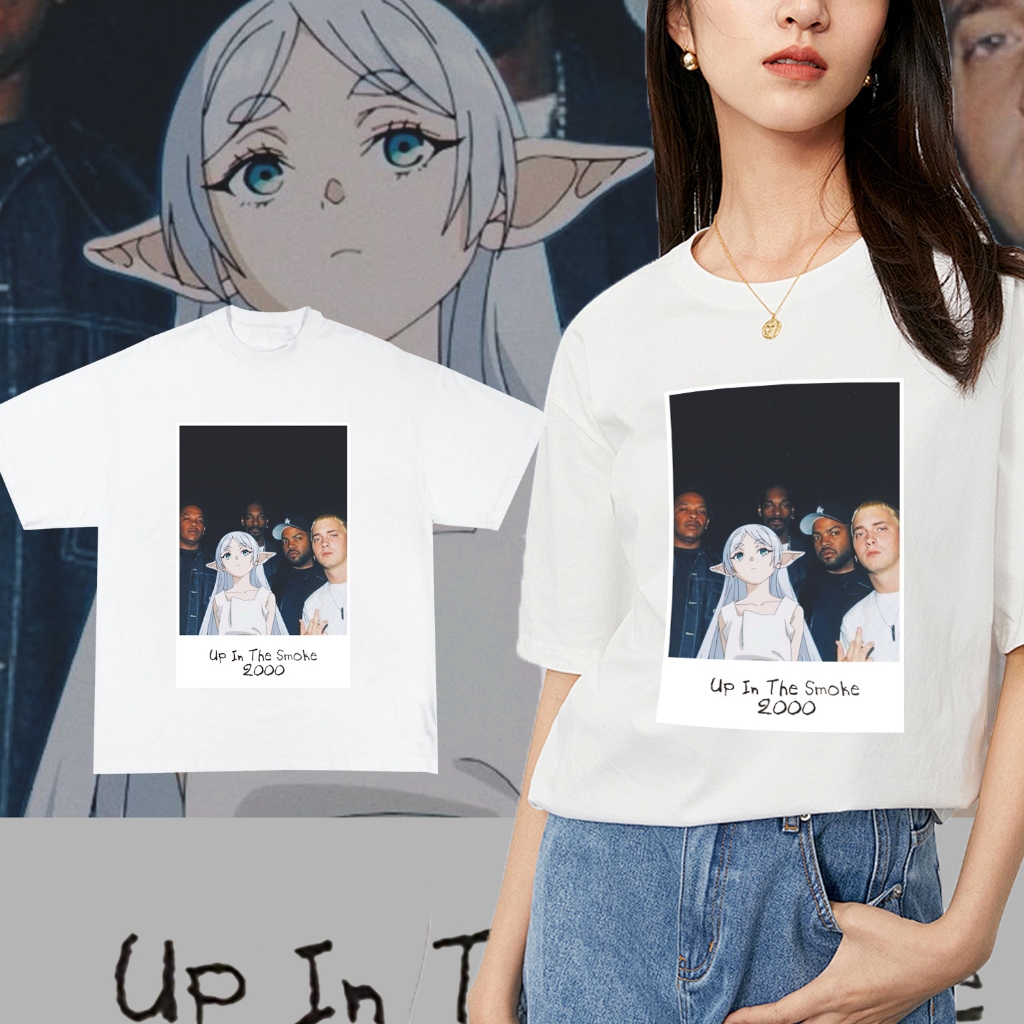 Frieren เสื้อ Kawaii อะนิเมะ Frieren The Slayer เสื้อที่ดีที่สุด Anime Merch Unisex Tshirt