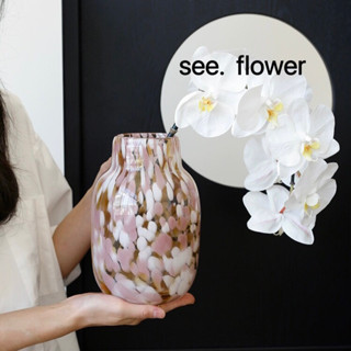 [SEE✿ ดอกไม้] สไตล์นอร์ดิกสีชมพูอินซอกที่เรียบง่ายการจัดดอกไ…