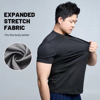 เสื้อออกกำลังกายผู้ชาย พรีเมียม ซึบซับเหงื่อทันที ไซส์ใหญ่ นุ่มสบาย