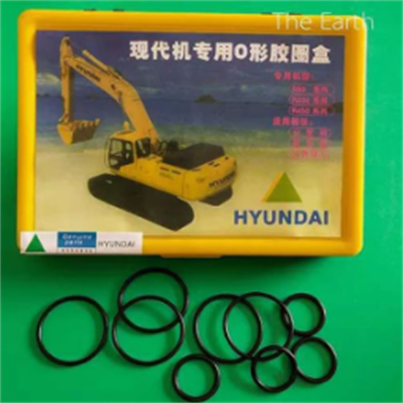 Hyundai Excavator อุปกรณ์เสริม R220-7 R210-9 O-Ring ชุดกล่อง R210-5 R55-7 ซีลน้ํามันชุดซ่อม R-5 R-7 