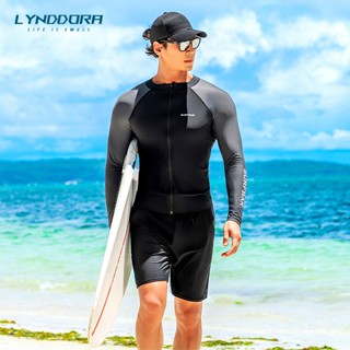 SAILBEE ชุดว่ายน้ำผู้ชายแขน长长臂泳衣防晒 rashguard 冲浪防紫外线 M0129