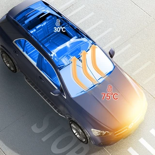 Toyota ม่านบังแดดรถยนต์ กระจกรถยนต์ ม่านบังแดดบอร์ด titanium silver บังแดดความร้อน VIos Yaris Corolla Cross Veloz Avanza Fortuner Rush Innova raize GR Sport
