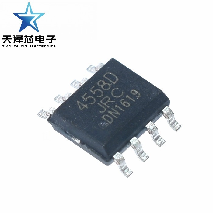 100/50 ชิ้น Original JRC4558D SOP8 SMD SOP-8 4558 Dual IC Operational เครื่องขยายเสียง IC ใหม่