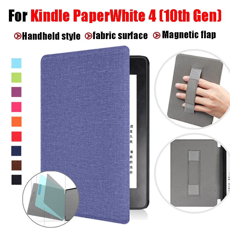 สําหรับ Kindle PaperWhite eReader PaperWhite 4(10thGen) 6.0 PQ94WIF Simple Flap Magnetic Smart eBook