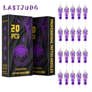 LASTJUDG 20 ชิ้น/กล่อง มืออาชีพ #12 เข็มสักสารพันมาตรฐาน, เข็มตลับสัก 0.35 มม. แบบใช้แล้วทิ้งสําหรับศิลปิน, ปลอดภัยและเชื่อถือได้สําหรับสักความแม่นยํา