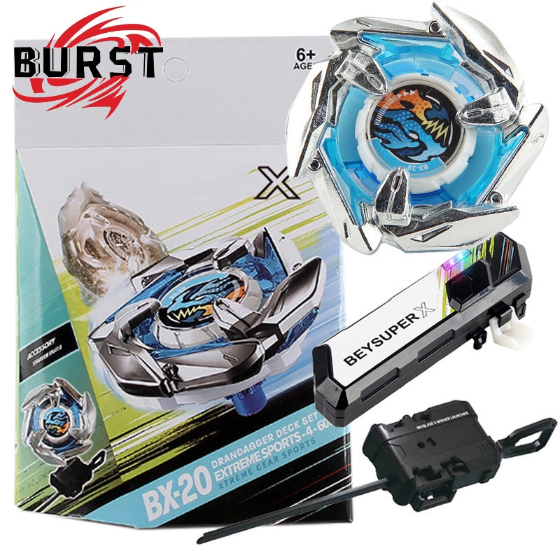 เบย์เบลด x Bey X BX-20 Dran Dagger Deck พร้อม Launcher ชุดแฮนด์สําหรับ Bey Burst ของเล่นเด็กสําหรับเ