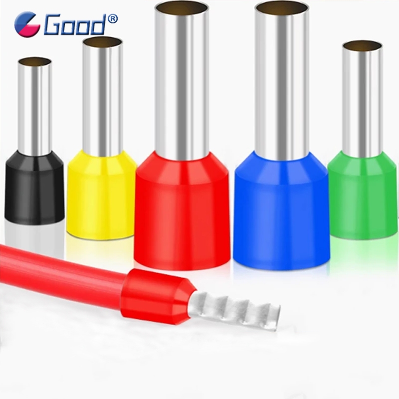 VE Series สายขั้วต่อสายไฟขั้วหลอดไฟฟ้าฉนวนขั้วต่อบล็อกสายไฟ End Crimping Sleeve terminal