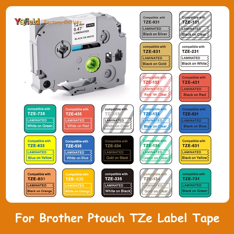 สําหรับ Brother P-touch PT-D200 PT-D210 PT-P710BT PT-E110VP PT-D460BT PT-P300BT E1000PRO ป้าย Maker 