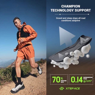 【xtep】Chasing Mountain PRO | รองเท้าพิเศษกลางแจ้ง สำหรับวิ่งข้ามประเทศ กันลื่น สวมใส่สบาย กันกระแทก
