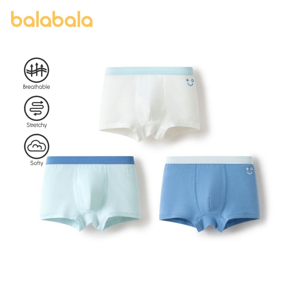 Balabala เด็กกางเกงผ้าฝ้าย Flat-Crotch สําหรับ Boy และสาว Four-Way กางเกงฤดูร้อนสามเหลี่ยมกางเกงสําหรับเด็กเล็กและใหญ่