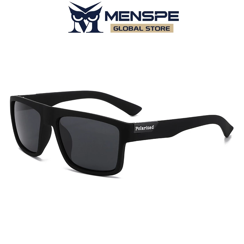 MENSPEผู้ชายแว่นกันแดดโพลาไรซ์แฟชั่นกรอบสี่เหลี่ยมUnisex UV400 Clean Visionขี่จักรยานขี่วิ่งแว่นตาตกปลาสําหรับผู้ชาย