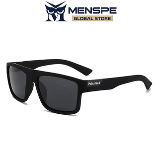MENSPEผู้ชายแว่นกันแดดโพลาไรซ์แฟชั่นกรอบสี่เหลี่ยมUnisex UV400 Clean Visionขี่จักรยานขี่วิ่งแว่นตาตกปลาสําหรับผู้ชาย