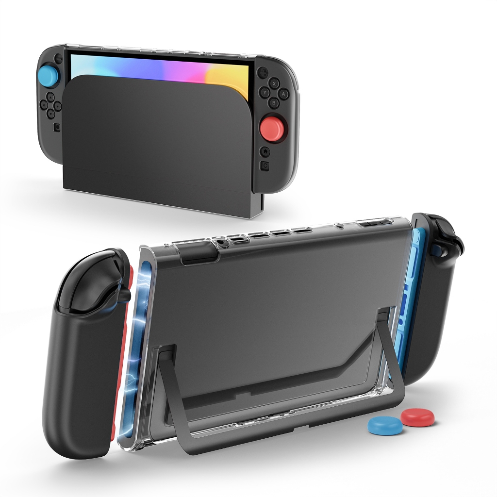 IINE เคสซิลิโคนสําหรับสวิตช์ 2 /น้ําหนักเบาและสบายและป้องกันรอยขีดข่วนและความแม่นยํา Cutouts & การป้องกันเต็มรูปแบบและฝาครอบ Dockable