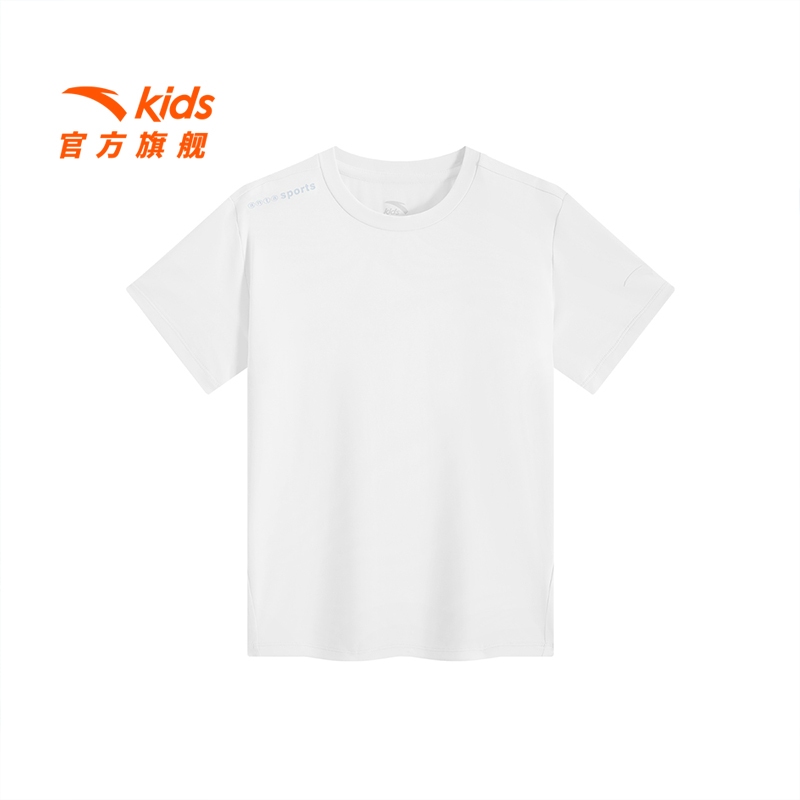 ANTA SS Boys Sports Big Kids 7-14 Years Loose-Fit Breathable T-Shirt 352527106ยู