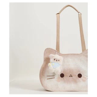 กระเป๋าสะพายหลัง Caidre แบบ tote ลายลูกแมวน่ารัก สำหรับการเดินทางและใช้งานประจำวัน