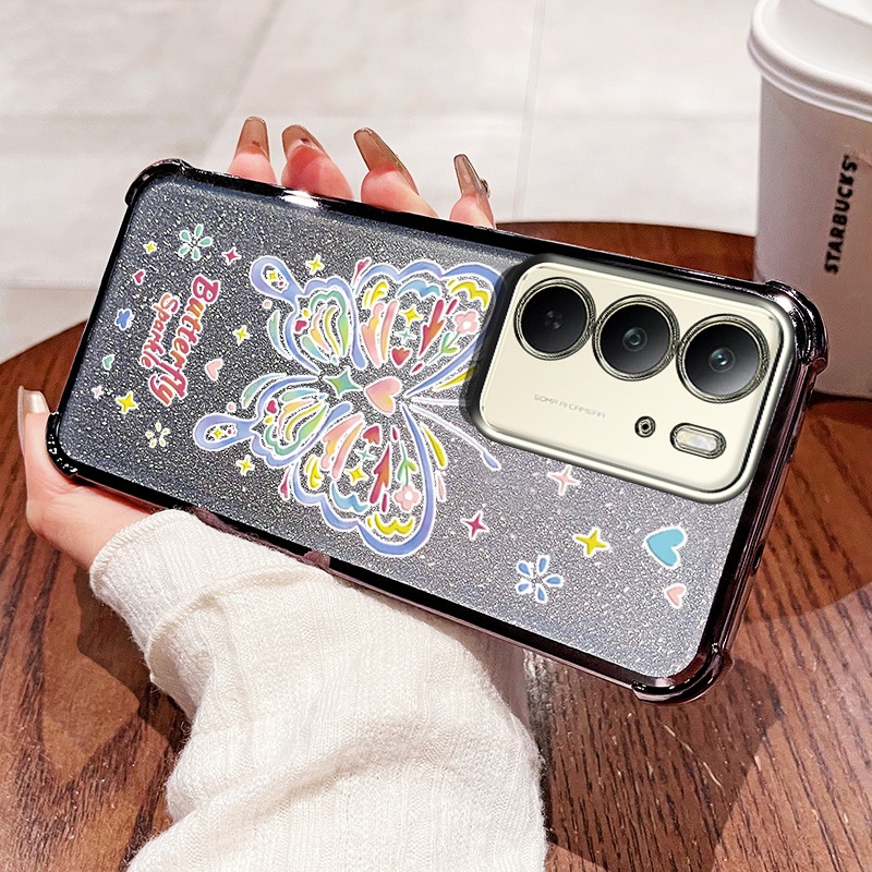 YBDปลอกผีเสื้อสําหรับOPPO Realme C71 C75 C75X 14X Reno 12 Pro Reno 12F A3 Pro A5 A5i Pro A5X A5 Proส