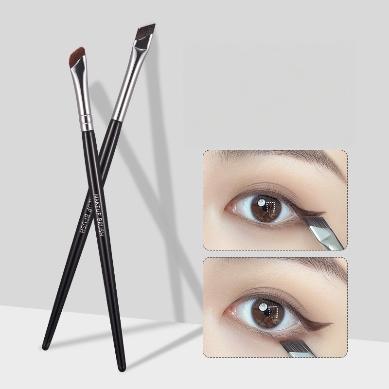 Blade Eyeliner Brush Eye Eye Eye Eyelid Lying Silkworm Brush แปรงแต่งหน้าคิ้ว