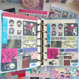 ญี่ปุ่นน่ารักการ์ตูนสติกเกอร์ตัวละครเกาหลี น่ารัก ภาพตัดปะ สติกเกอร์บัญชีมือไดอารี่วางแผนสมุดภาพเครื่องเขียน ทําเอง สติกเกอร์ตกแ