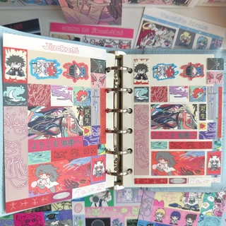ญี่ปุ่นน่ารักการ์ตูนสติกเกอร์ตัวละครเกาหลี น่ารัก ภาพตัดปะ สติกเกอร์บัญชีมือไดอารี่วางแผนสมุดภาพเครื่องเขียน ทําเอง สติกเกอร์ตกแ