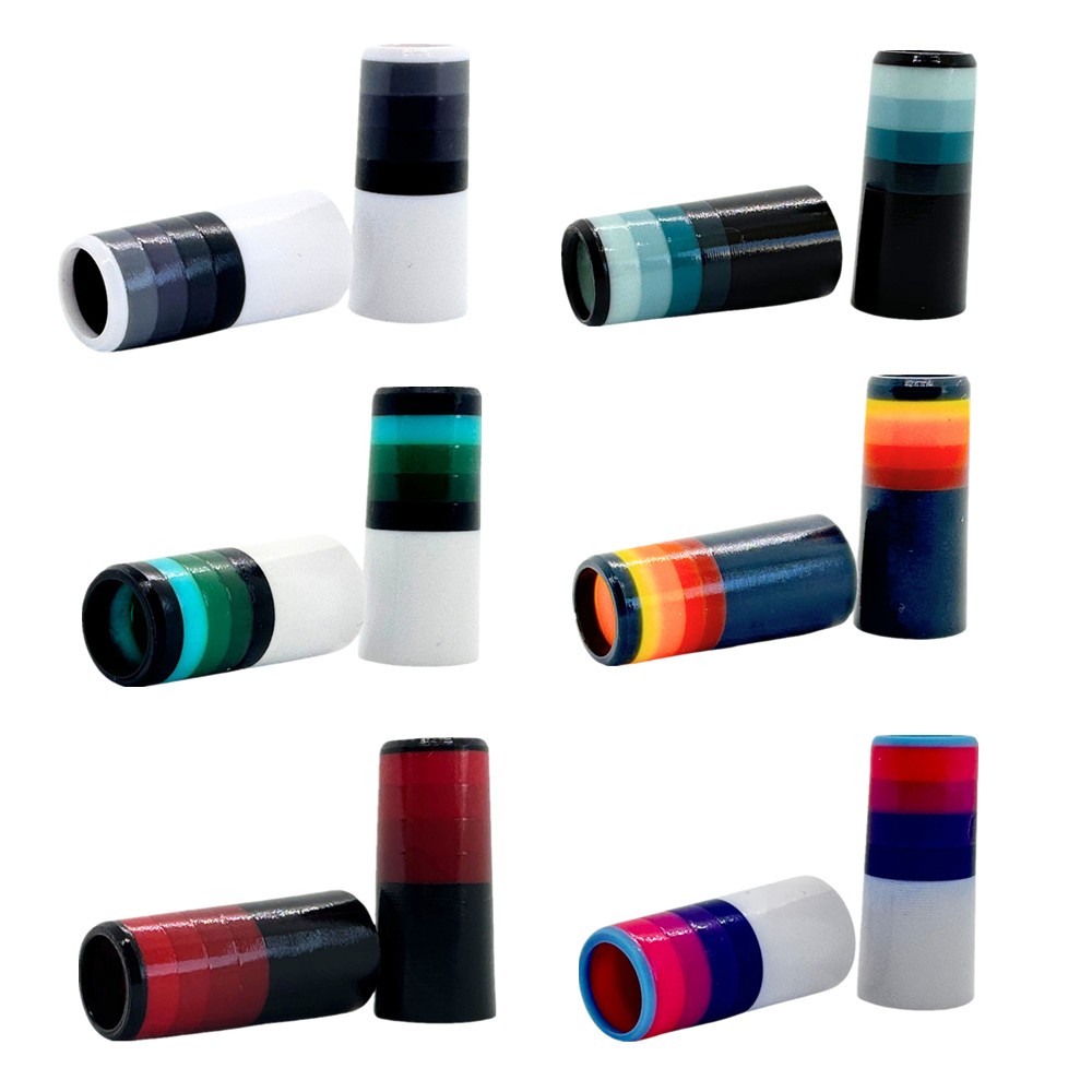 10ชิ้นไล่โทนสีฮาร์ดกอล์ฟปลอกโลหะพอดีเหล็กลิ่มคลับ9.1*30*14มิลลิเมตรเคล็ดลับ.355