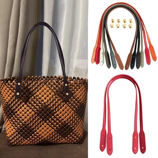 สายกระเป๋า หนัง PU สีพื้น เข้ากับทุกการแต่งกาย DIY 1 คู่