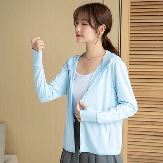 เสื้อกันแดดผู้หญิง นุ่มสบาย ใส่แล้วเย็นสบาย UPF50+ ป้องกันแสงแดดได้ดี มีหลายสี