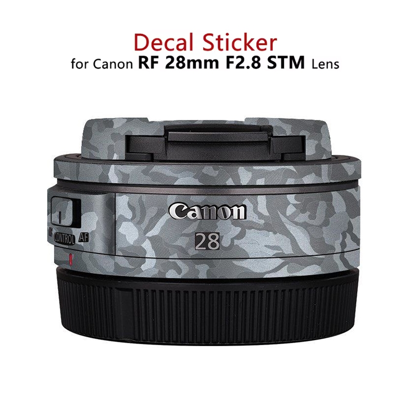 ฟิล์มป้องกันที่กําหนดเองสําหรับ Canon RF28 F2.8 สติกเกอร์เลนส์ 28-F2.8 รูปลอกผิวสําหรับ Canon RF28mm