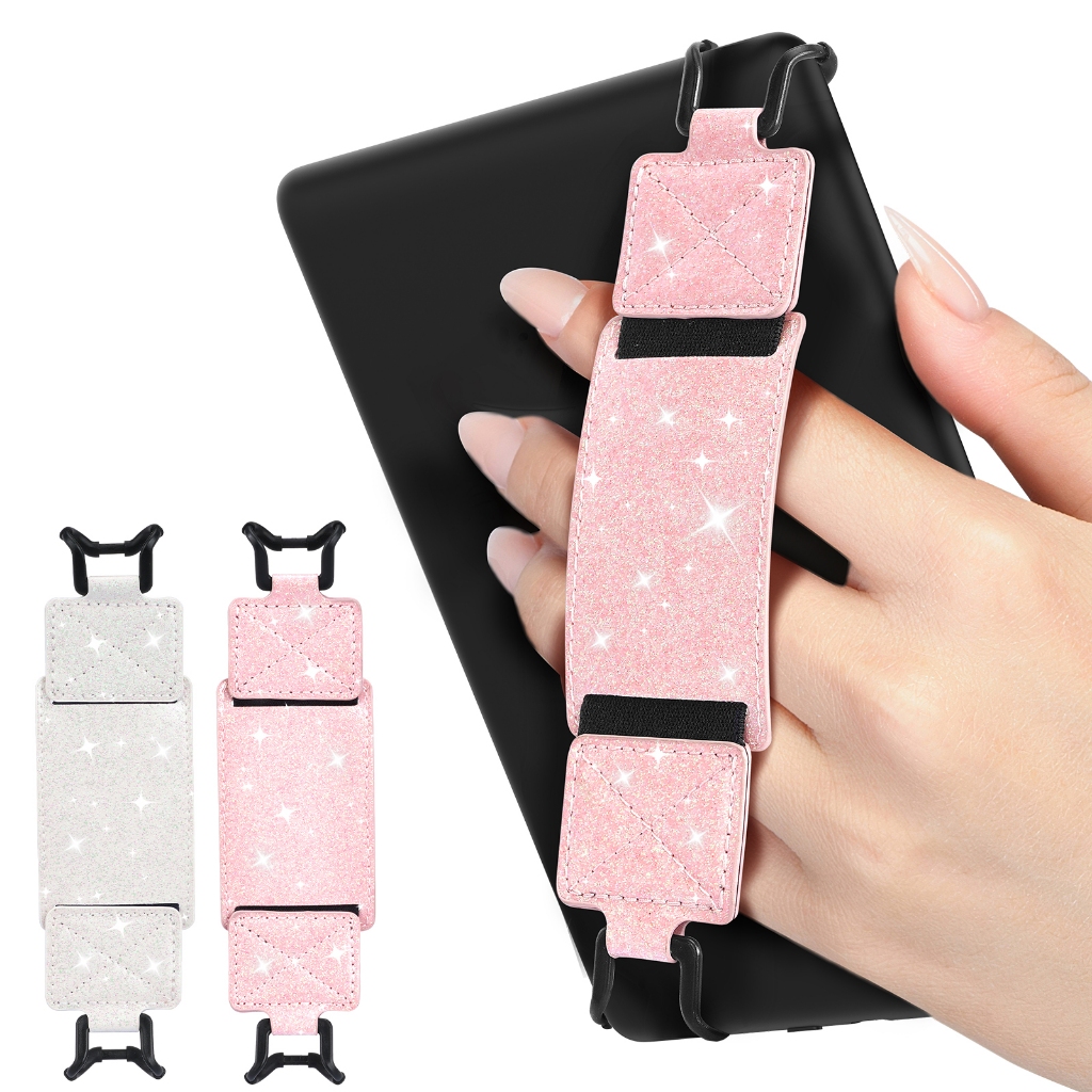 (2 แพ็ค)MoKo High-Elasticity Versatile Security Hand Strap Fit สําหรับ 6-8" Kindle eReaders Fire Tablet