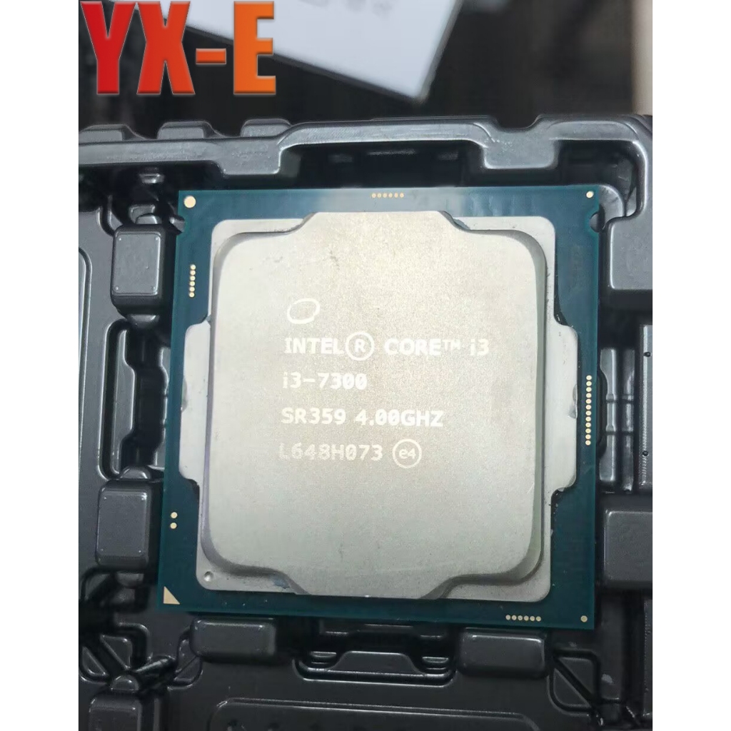 เดสก์ท็อป YX-E 7th Gen Core I3 7300 SR359 LGA 1151 โปรเซสเซอร์ CPU 4.00GHZ 2Cores 4T 51W