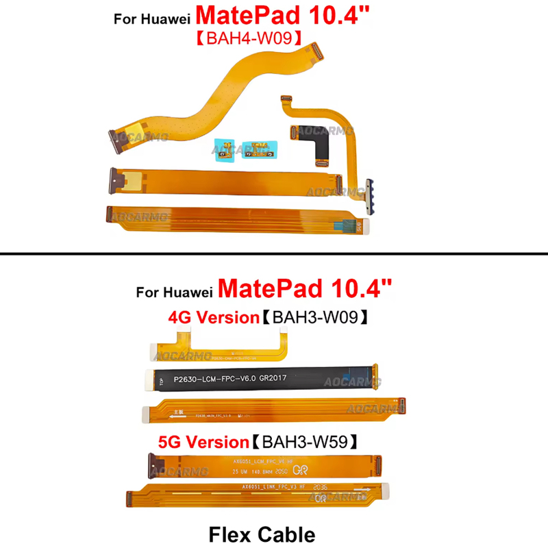 หน้าจอ LCD หลัก สําหรับ Huawei Matepad 10.4 นิ้ว รุ่น BAH4-AL10/BAH4-W09 4G/BAH3-AL00/BAH3-W09 5G/BAH3-W59 พร้อมสายชาร์จ